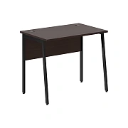 Стол прямой СП-1.1P Венге Магия/Черный 900х608х755 IMAGO PLUS