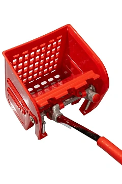 Тележка уборочная Vclean 20л, красная, с отжимом, IN0669