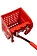 Тележка уборочная Vclean 20л, красная, с отжимом, IN0669