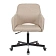 Кресло CH-380M, пятилучие металлическое, ткань, бежевое, 1430564