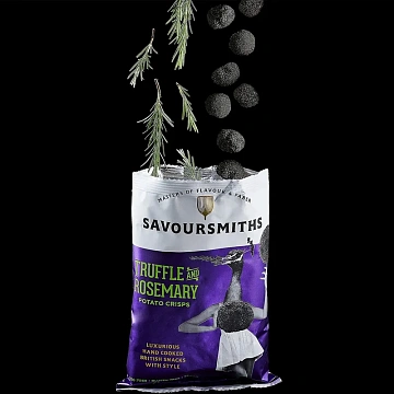 Чипсы Savoursmiths Трюфель и розмарин, 150г