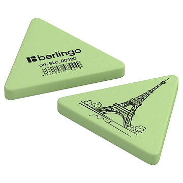 Ластик Berlingo Triangle XL 55х9мм, ассорти