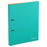 Папка на 2 кольцах Berlingo 'Soft Touch Pro' A4, 24мм, 700мкм, D-кольца, с внутр. карманом, бирюзова