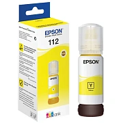 Чернила EPSON 112 (C13T06C44A) для СНПЧ EPSON L11160 /L15150 /L15160 /L6550/L6570, желтые, ОРИГИНАЛЬ