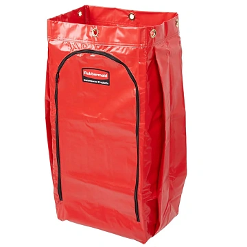Мешок для уборочных тележек Rubbermaid 129л, красный, 1966882