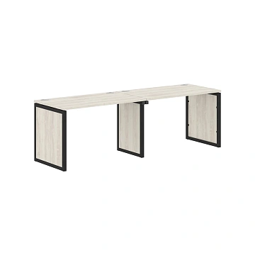 Стол 2-х местный XQPWST 2470 Сосна Эдмонт/Антрацит 2400х700х750 XTEN-QP