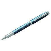 Ручка перьевая Parker 'IM Premium Blue Grey CT' синяя, 0,8мм, подарочная упаковка