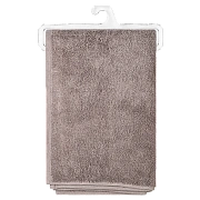 METRO PROFESSIONAL Полотенце махровое бежево-коричневое хлопок 600 г/м2, 70 х 140см