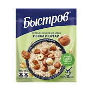 Каша Быстров 5 злаков изюм-орехи, 40г