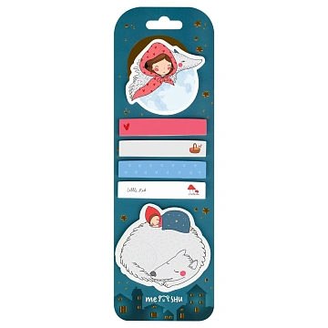 Флажки-закладки и самоклеящиеся блоки в наборе MESHU 'Little Red', 20л., европодвес