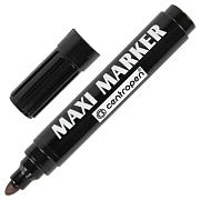 Маркер перманентный универсальный ЧЕРНЫЙ CENTROPEN 'Maxi Marker', 2-4 мм, 8936, 5 8936 0112