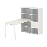 Рабочая станция ELRST 1113 Ясень Траун/Белый 1790х1120х1355 EDIS