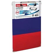 Доска-планшет BRAUBERG 'Flag' с прижимом А4 (226х315 мм), российский флаг, картон/ламинированная бумага, 232235