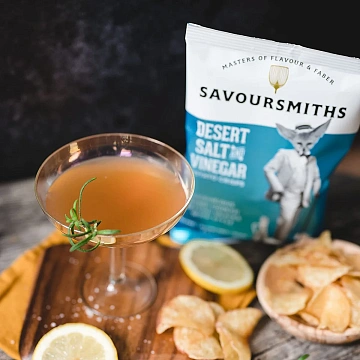 Чипсы Savoursmiths Соль пустыни и уксус, 150г