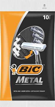 Станок для бритья BIC Metal, 10шт