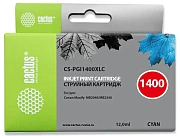 Картридж струйный Cactus CS-PGI1400XLC голубой