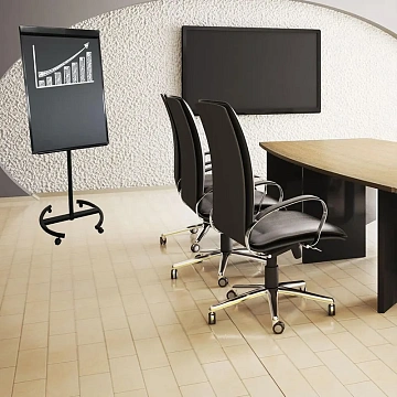 Доска магнитно-меловая 1-эл. Attache Loft 90x120 см черный