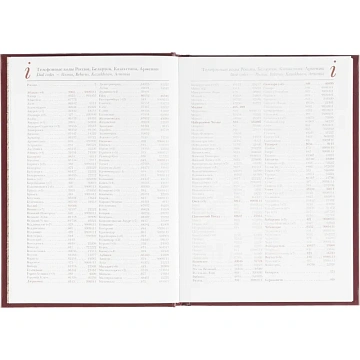 Ежедневник недатированный А5, Ideal бордовый 136л. 3-122/04 3-122/04