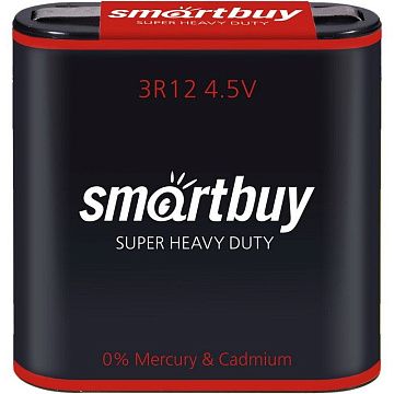 Батарейка Smartbuy солевая 3R12/1S 1шт/бл (SBBZ-3R12-1S)