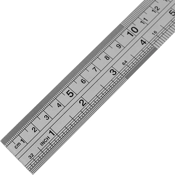 Линейка металлическая 30см Attache (12х1 )