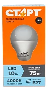 Лампа светодиодная Старт Eco Е27 GLS 40 Led 10Вт