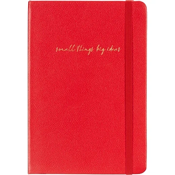 Ежедневник недатированный красный, А5, 140x200мм, 136 л. ATTACHE