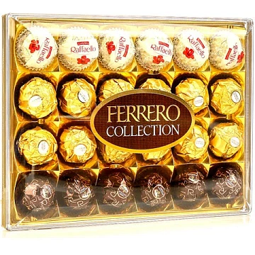 Набор конфет FERRERO 'Collection', Ассорти из 3 вкусов с RAFFAELLO, 269,4 г, 9020000000556