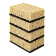Губка для мытья посуды Metro Professional 9.6x6.4см, 4шт/уп