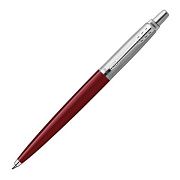 Ручка шариковая PARKER 'Jotter Plastic CT', корпус красный, детали из нержавеющей стали, синяя, R003