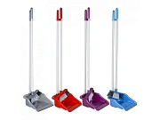 Совок со щеткой для пола Eco-Force ленивка пластик, большой, цвет ассорти, 36CL/1