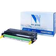 Картридж лазерный Nv Print 106R01402Y, желтый, совместимый