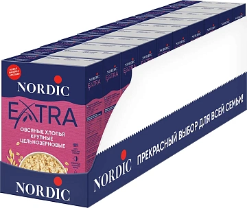 Хлопья овсяные Nordic Ленивая овсянка, 400г