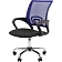 Кресло ТП 304 LT сетка/ткань,синий/черный,хром