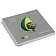 Скетчбук 60л., 150*150 MESHU 'Avocadreams', на гребне, выб. лак, soft-touch, 120г/м2