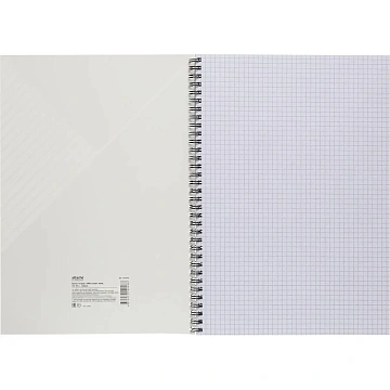 Бизнес-тетрадь А4,96л,обл.карт,греб,кл,Office Style,синяя