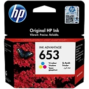 Картридж струйный HP 653 3YM74AE CMY для DeskJet Plus 6075, 6475