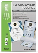 Пленка для ламинирования Cactus CS-LPGA4100100 100мкм, 100шт, 216x303мм, глянцевая