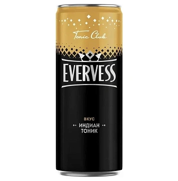 Тоник Evervess Индиан тоник, 330мл, ж/б