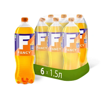 Напиток газированный Очаково Fancy, 1.5л, ПЭТ