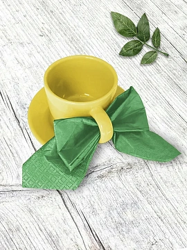 METRO PROFESSIONAL Салфетки бумажные двуслойные зеленые 250шт, 24x24см