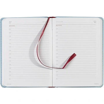 Ежедневник недатированный А6+ VELVET (ЗЕФИРНЫЙ ГОЛУБОЙ) 3-495/35