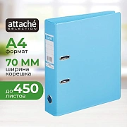 Папка-регистратор Strong Line 70мм,небесн-голуб,ПБП2,карм.кор