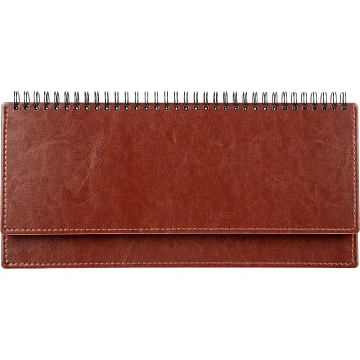 Планинг недатированный ,коричн, 303х150 мм,  120стр,Agenda