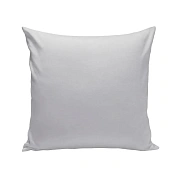 Tarrington House Наволочка серая сатин на молнии, 70 x 70см