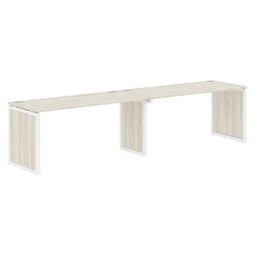 Стол 2-х местный XQPWST 3270 Сосна Эдмонт/Белый 1600х700х750 XTEN-QP