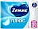 Бумага туалетная ZEMMA/ZEWA Plus, 2-слойная, спайка 12 шт. х 23 м, белая, 1440901