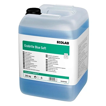 Кондиционер для белья Ecolab Ecobrite Blue Soft 20кг, для прачечных, 9040760
