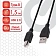 Кабель USB2.0 AM-BM, 1,5 м, SONNEN, медь, для подключения периферийных устройств - принтеров, сканеров, МФУ, плоттеров, черный, 513118