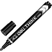 Маркер перманентный Think, круглый наконечник, тол лин 1,5(1,8) мм, черный