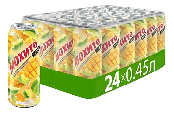 Напиток Мохито Fresh манго газированный, 450мл